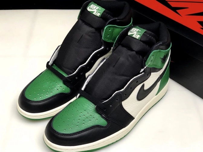 Reps TBkick 1 Air Jordan Green Pine NRG 555088-302 High OG Sail-Black 0630